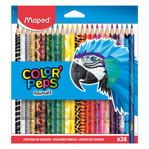 Pastelky Color&#39; Peps Animals, 24 farieb-1