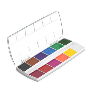 Vodové farby Premium s UV ochranou, 12 farieb-2