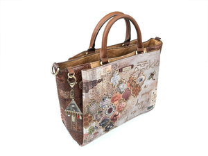 Dizajnová kabelka do ruky s motívom arabesky Egypt-2