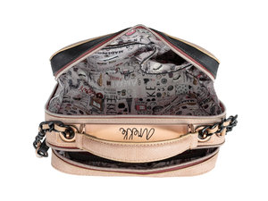 Kabelka s dvoma zipsami Couture-4