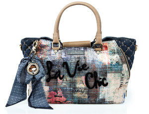 Zamatová kabelka La Vie Chic Couture-1