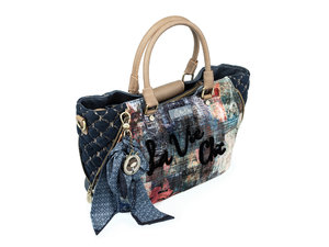 Zamatová kabelka La Vie Chic Couture-2