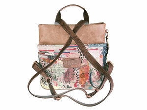 Dizajnový batoh a taška do ruky v jednom Jungle-3