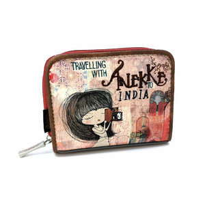 Malá peňaženka so zipsom India-1