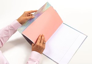 Obal A4 Glamour strieborný-5