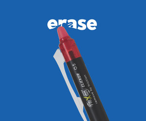 Gumovacie pero FriXion Point Clicker 05 zelená-4