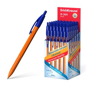 Guľôčkové pero R-301 Orange Matic 0.7, modré-1