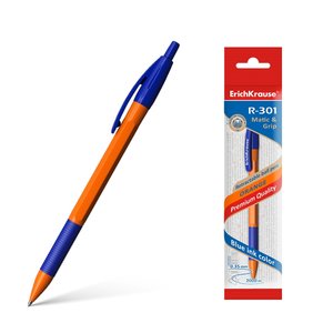 Guľôčkové pero R-301 Orange Matic&amp;Grip 0.7-1