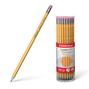 Ceruzka Amber 101 HB, šesťhranná, s gumou-1