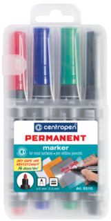 Permanentné popisovače 8510, súprava 4 farieb-1