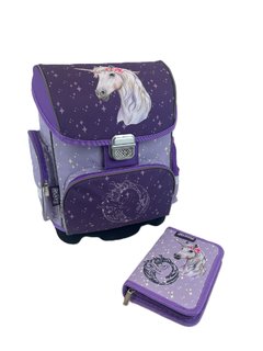 Školský set Jednorožec (aktovka + peračník)-1