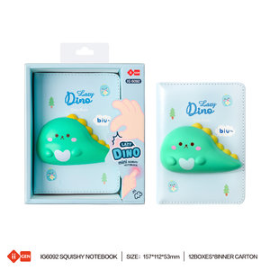 SQUISHY mini zápisník DINO 96 strán-2