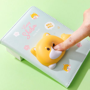 SQUISHY mini zápisník psík 96 strán-6 SQUISHY mini zápisník psík 96 strán-6