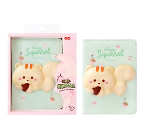 SQUISHY mini zápisník Veverička 96 strán-2