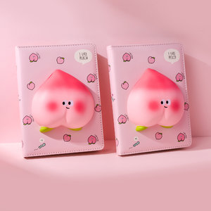 SQUISHY zápisník Broskyňa 128 strán-3