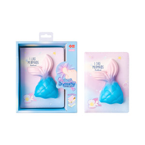 SQUISHY zápisník Morská panna 128 strán-1