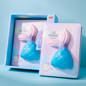 SQUISHY zápisník Morská panna 128 strán-2