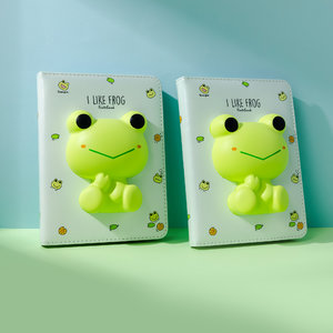 SQUISHY zápisník žaba 128 strán-4