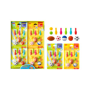 Gumy 3D ŠPORTOVÉ MÍČE-1