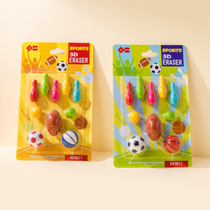 Gumy 3D ŠPORTOVÉ MÍČE-2
