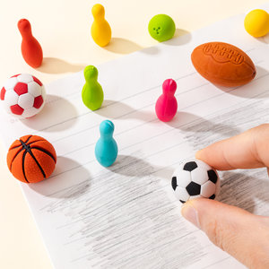 Gumy 3D ŠPORTOVÉ MÍČE-3