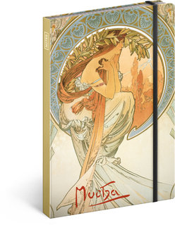 Poznámky A5 Alfons Mucha – Poezie-1