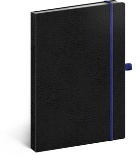 Notes A5 Vivella Classic čierny/modrý, bodkovaný-1