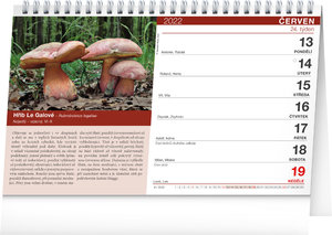 Stolový Hubársky kalendár 2022, 23,1 × 14,5 cm-2