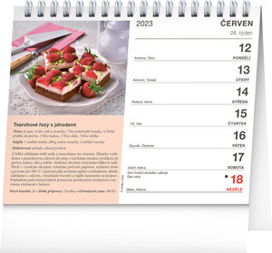 Stolní kalendář Česká kuchyně 2023, 16,5 × 13 cm-2