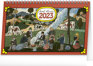Stolní kalendář Josef Lada – Na vsi 2023, 23,1 × 14,5 cm-1