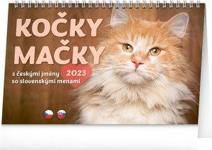 Stolný kalendár Mačky – Mačky SK/SK 2023-1