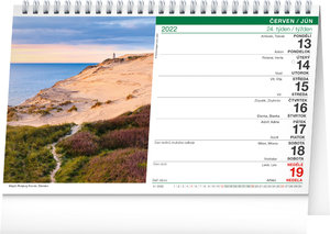 Stolný kalendár Krajina CZ/SK 2022, 23,1 × 14,5 cm-2