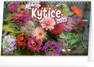 Stolný kalendár Kytica CZ/SK 2023-1