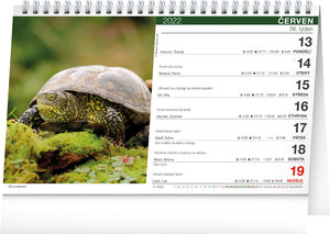 Stolový Poľovnícky kalendár 2022, 23,1 × 14,5 cm-2