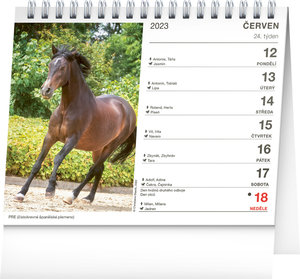 Stolní kalendář Poezie koní 2023, 16,5 × 13 cm-2