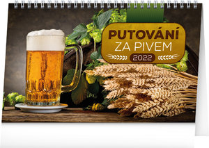 Stolový kalendár Putovanie za pivom 2022, 23,1 × 14,5 cm-1