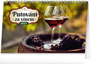 Stolový kalendár Putovanie za vínom 2022, 23,1 × 14,5 cm-1