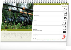 Stolový Rybársky kalendár 2022, 23,1 × 14,5 cm-2