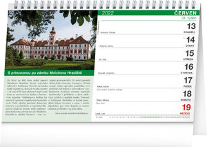 Stolový kalendár S deťmi na hrady a zámky 2022, 23,1 × 14,5 cm-2