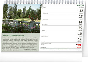 Stolní kalendář S dětmi na hrady a zámky 2023, 23,1 × 14,5 cm-2