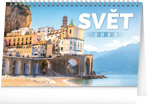 Stolní kalendář Svět 2023, 23,1 × 14,5 cm-1