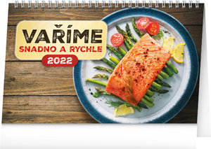 Stolový kalendár Varíme ľahko a rýchlo 2022, 23,1 × 14,5 cm-1