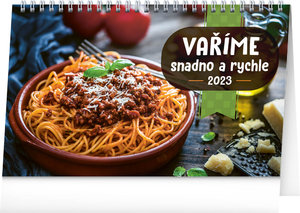 Stolní kalendář Vaříme snadno a rychle 2023, 23,1 × 14,5 cm-1