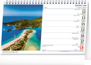 Stolný kalendár Voda CZ/SK 2023-2