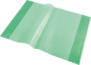 Obaly na zošity A4 PP 0,8 OE x 10 ks zelené-1