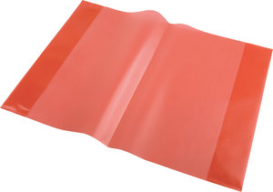 Obaly na zošity A4 PP 0,8 OE x 10 ks červené-1