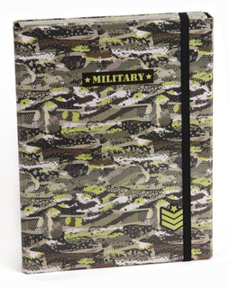 Box na zošity s chlopňou A4 Military-1