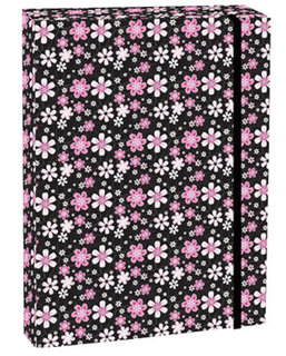 Box na zošity s chlopňou A5 Flowers-1