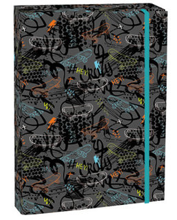 Box na zošity s chlopňou A5 Skate-1