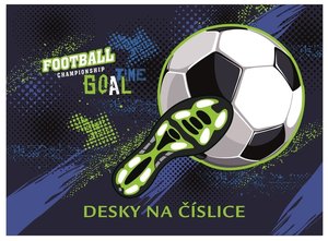 Dosky na číslice futbal-1